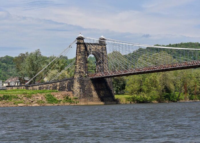 Wheeling Suspension Bridge image